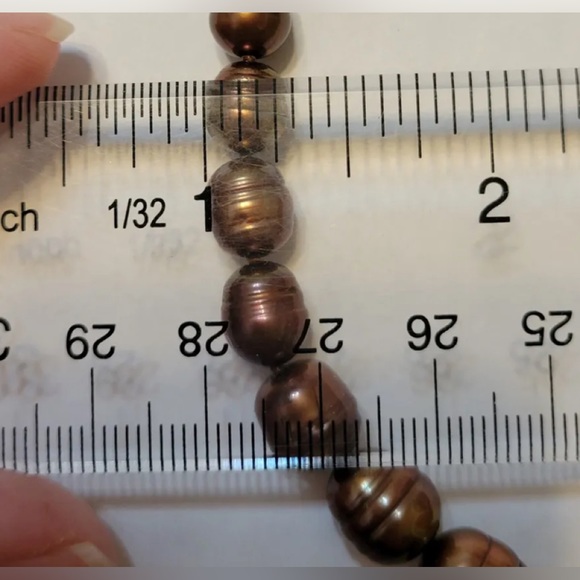 Barbara Bixby 18kt and Sterling Chocolate Pearl Key Enhancer Necklace - Picture 7 of 16